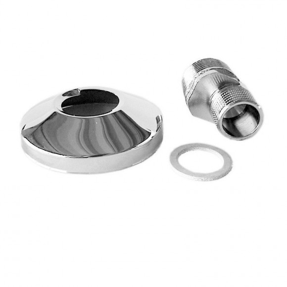 Raccord Excentré M 1/2" - M 3/4" Avec Rosace