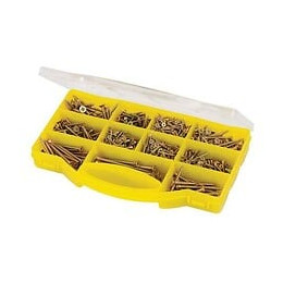 780 Vis À Bois Bichromatées À Tête Fraisée Pz - De Ø 3 X 16 Mm À Ø 5 X 80 Mm