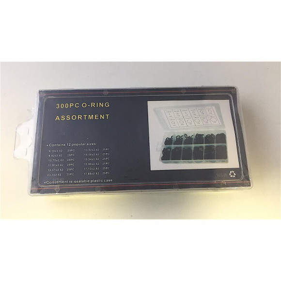 Jeu De Joints Toriques Métriques En Nitrile- 300 Pcs