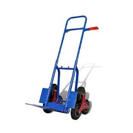 Diable 6 Roues Bleu Et Rouge Capacité De Charge 150 Kg -