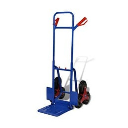 Diable 6 Roues Bleu Et Rouge Capacité De Charge 150 Kg -
