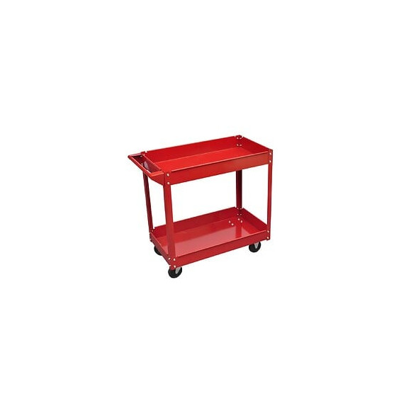 Chariot Servante D'atelier Charge 100 Kg Rouge -