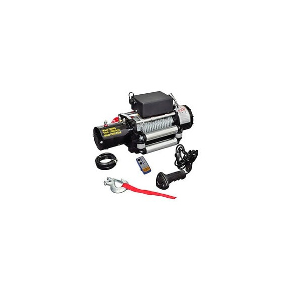 Treuil Électrique 12v Traction Télécomandes Dont 1 Sans Fil+ Câbles -
