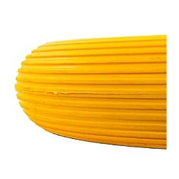 Roue Pour Brouette Avec Axe Pu Solide 4.00-8 390 Mm - Jaune - Ascenseurs Et Monte-charge - Monte-charge, Grues Et Chariots - Ja