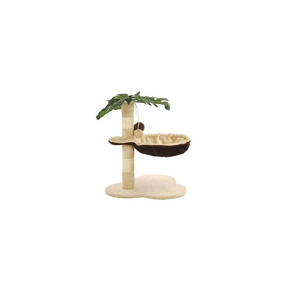 Arbre À Chat Avec Griffoir En Sisal 50 Cm Beige Et Marron - Accessoires Pour Chats - Meubles Pour Chats - Multicolore - Multic