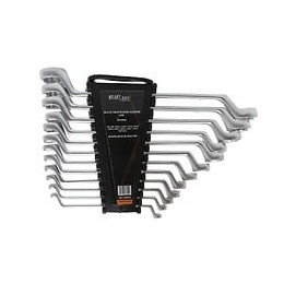 Dcraft - Jeu De Clés À Œil - Pochette Avec 12 Clés - Clés À Œil - Noir