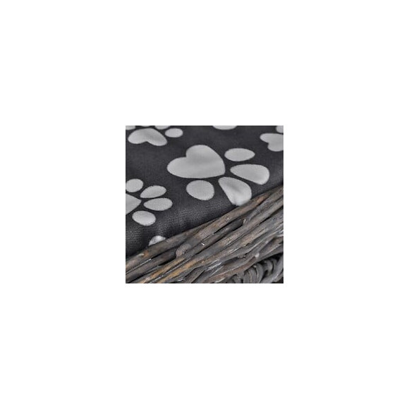 Niche D'arbre À Chat Avec Griffoir Et Coussin Château En Saule - Gris