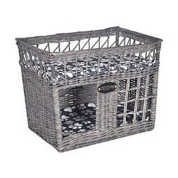 Niche D'arbre À Chat Avec Griffoir Et Coussin Carré En Saule - Gris