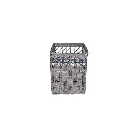 Niche D'arbre À Chat Avec Griffoir Et Coussin Carré En Saule - Gris