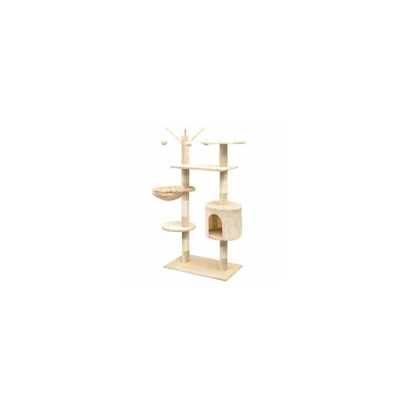 Arbre À Chat Avec Griffoirs En Sisal 125 Cm Beige - 170482 - Beige