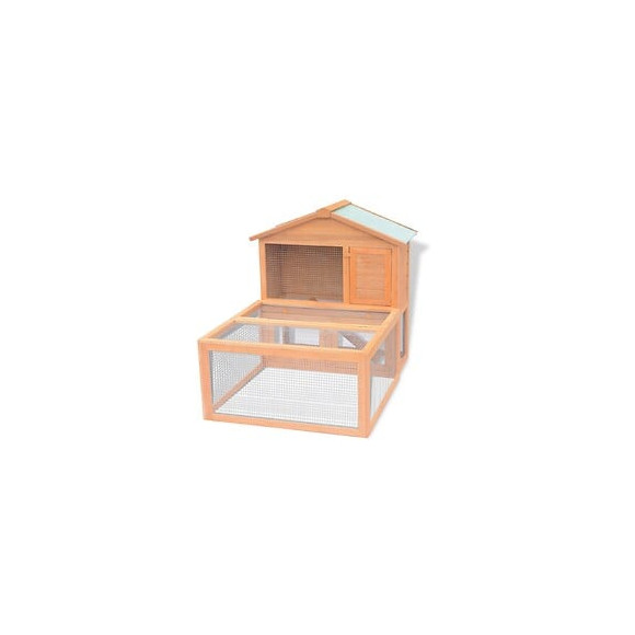 Cage Pour Animaux Bois - 170346 - Brun