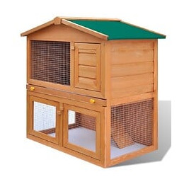 Clapier 3 Portes Bois - Brun