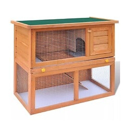 Clapier 1 Porte Bois - Brun