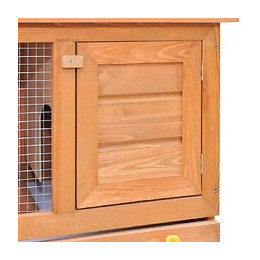 Clapier 1 Porte Bois - Brun