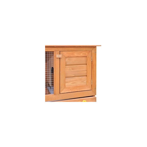 Clapier 1 Porte Bois - Brun