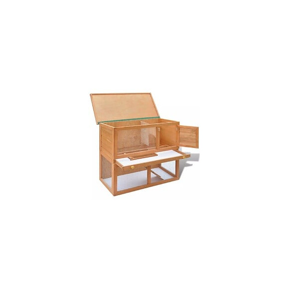 Clapier 1 Porte Bois - Brun