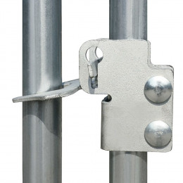 Cage Extérieure Pour Poulets Acier Galvanisé 2 X 2 X 2 M - Argent - Abris Et Cages Pour Petits Animaux - Argent - Argent