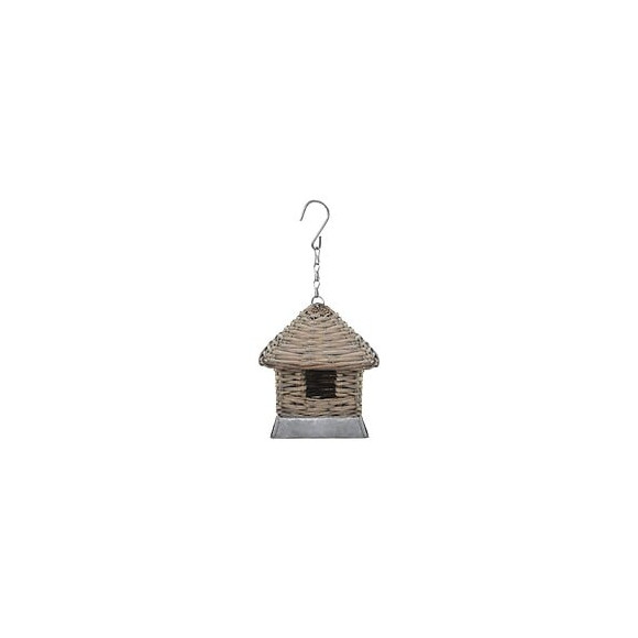 Nichoir 3 Pcs Osier - Brun - Décorations - Cabanes À Oiseaux Et À Animaux Sauvages - Cabanes À Oiseaux - Brun - Brun