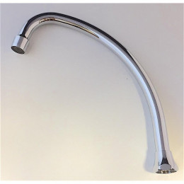 Bec Pour Robinet Universel Pour Hauteur 16 Cm, Chromé