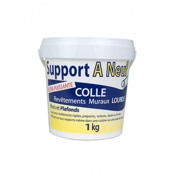 Colle Revêtement Mural Lourd Jusqu’à 750gr/m² Support A Neuf, 1 Kg