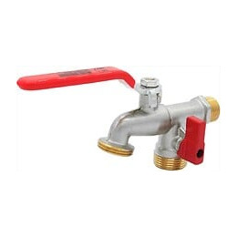 Vanne Arrosage M 20x27 1/4 Tour 2 Sorties