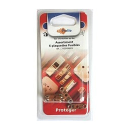 Assortiment 6 Plaquettes Fusibles