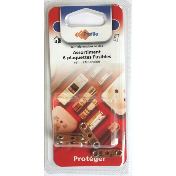 Assortiment 6 Plaquettes Fusibles