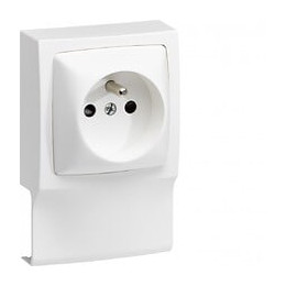 Adaptateur Blanc Pour Moulure, H. 10.2 X P.4.3 Cm