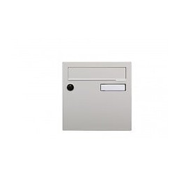 Boîte Aux Lettres Compacte 1 Porte Extérieur Renz Acier Gris Mat