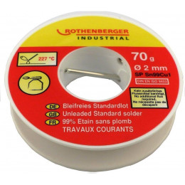 Bobine Étain Standard 2 Mm, 200 G. Rothenberger