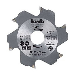 Lame Pour Fraiseuse À Lamelle 100x22x3,8 Mm 6 Dents