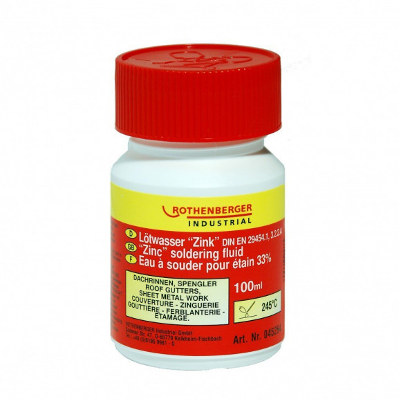 Eau À Souder 100 G Pour Zinguerie, Rothenberger