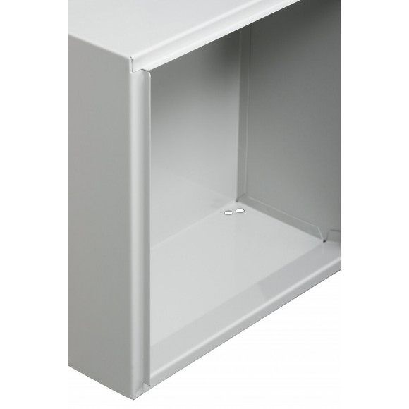 Boîte Aux Lettres Compacte 1 Porte Extérieur Renz Acier Gris Mat