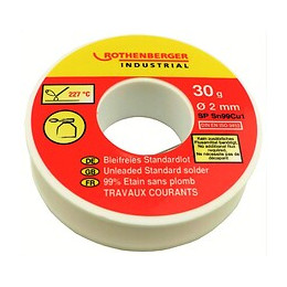 Bobine Étain Standard 2mm, 30 G. Rothenberger