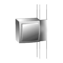 Adaptateur Blanc Pour Moulure, H. 10.2 X P.4.3 Cm