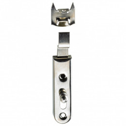 Lot De 2 Verrous À Poussoir Acier Hettich, L.50 X L.13 Mm