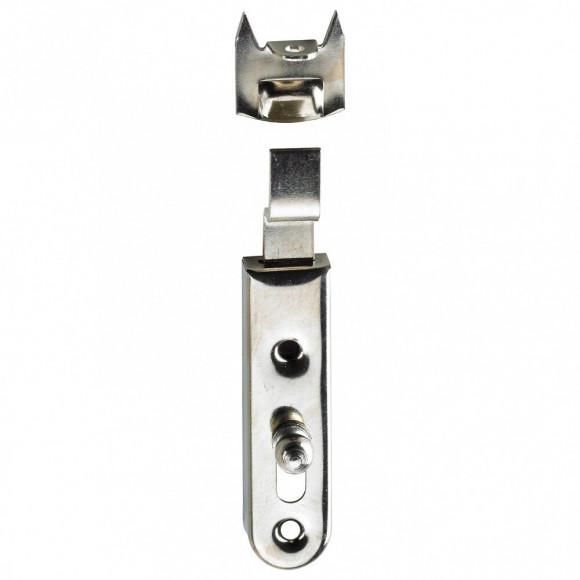 Lot De 2 Verrous À Poussoir Acier Hettich, L.50 X L.13 Mm