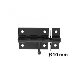 Verrou À Levier Verrou De Box + Gâche Diamètre 10 Mm Afbat, Acier Noir