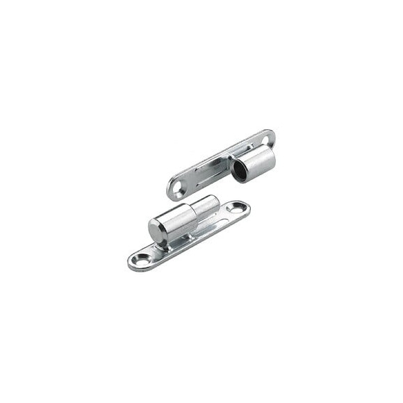 Lot De 2 Paumelles Acier Pour Meuble Hettich, L.97 X L.70 Mm X Diam.13 Mm
