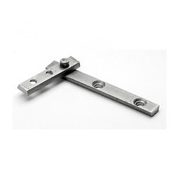 Lot De 4 Charnières Universelles Acier Pour Meuble, L.70 X L.9 Mm