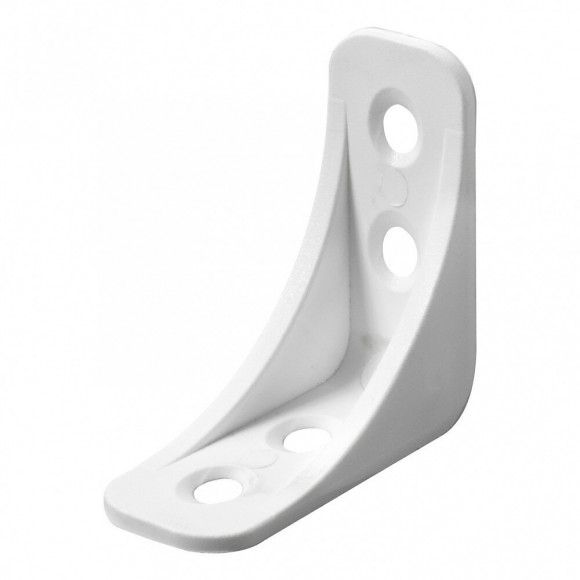 Lot De 25 Équerres D' Assemblage Plastique Brut Hettich, L.40 Mm