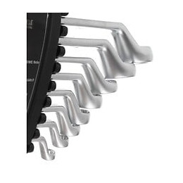 Dcraft - Jeu De Clés À Œil - Pochette Avec 8 Clés - Clés À Œil - Noir