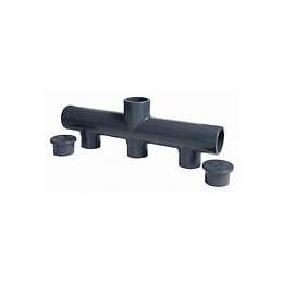 Collecteur Pvc Piscine A Coller Ø 50 Mm - 5 Sortie - 1 Entrée - Jardiboutique - Jb-00500