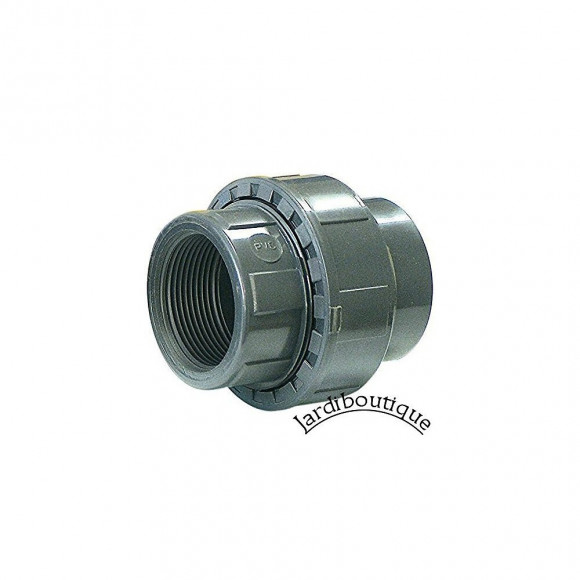 Union Mixte 3 Pièces Ø 50 Avec Un Coté Filetage Femelle 1 1/2 - Jardiboutique - In-sbo350f