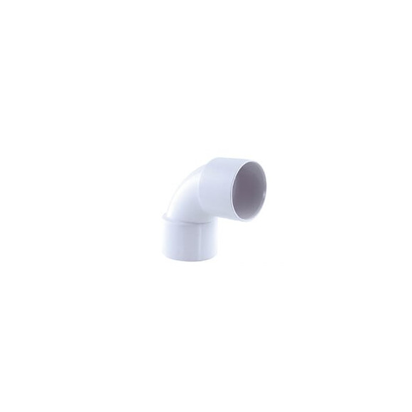 Coude Pvc 87° Ff Ø 40 Blanc - Interplast - In-srbcof87040b
