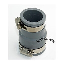 Raccords Réduction Multi-matériaux En Pvc Souples Ff De 38 À 43 Mm Et 30 À 36 Mm Gris - Jardiboutique - In-se045-038