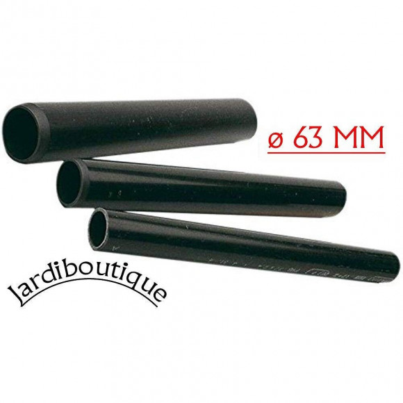 Ø 63 Mm Tube Pvc Pression Rigide 50 Cm - Jardiboutique - Jb-00780