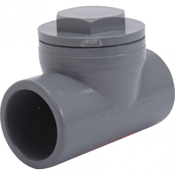 Ø32 Mm Clapet À Battant Pvc Évacuation. - Interplast - In-scar032