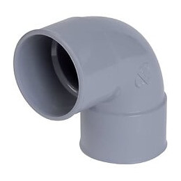 Raccord Pvc Gris Coudé Ff 87°30 - Ø 32 Mm - Double Emboîture -cf88 - Nicoll - Cf88