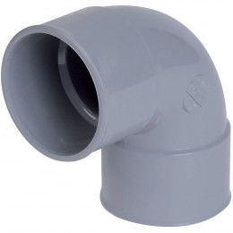 Raccord Pvc Gris Coudé Ff 87°30 - Ø 32 Mm - Double Emboîture -cf88 - Nicoll - Cf88